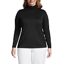 Lands' End Women's Jersey Knit Turtleneck