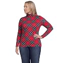 Lands' End Women's Jersey Knit Turtleneck