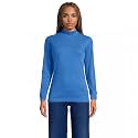 Lands' End Women's Cotton Mock Turtleneck