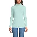 Lands' End Women's Jersey Knit Turtleneck