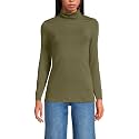 Lands' End Women's Jersey Knit Turtleneck