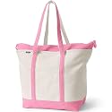 Lands' End Zip Canvas Tote