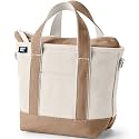 Lands' End Zip Canvas Tote