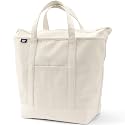 Lands' End Zip Canvas Tote