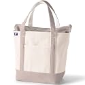 Lands' End Zip Canvas Tote
