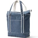 Lands' End Zip Canvas Tote