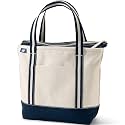 Lands' End Zip Canvas Tote