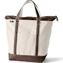 Lands' End Zip Canvas Tote