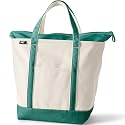 Lands' End Zip Canvas Tote