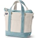 Lands' End Zip Canvas Tote