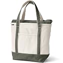 Lands' End Zip Canvas Tote