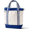 Lands' End Zip Canvas Tote