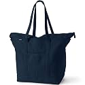 Lands' End Zip Canvas Tote