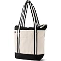 Lands' End Zip Canvas Tote