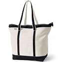 Lands' End Zip Canvas Tote