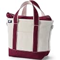 Lands' End Zip Canvas Tote
