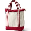 Lands' End Zip Canvas Tote