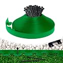 Landscape Edging Border 100 FT 2 Inch Tall with 180 Spikes, Plastic Edging for Landscaping, Garden Edging Border, Flower Bed, Paver and Lawn Edging Border, Green
