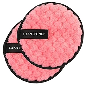 reusable makeup remover cleansing pads  easily removes stubborn face amp eye makeup  multifunctional safe for oily dry or sensitive skin small 2