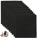 LANIAKEA 20PCS Litter Box Filter, 6.5x6x0.4Inch Carbon Filters, Replacement Carbon Odor Filters Activated Charcoal Filter Litter Box Filters for Hooded Litter Boxes, Cat Litter Box