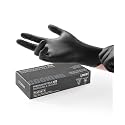 LANON Black Food Safe Disposable Nitrile Gloves,Full Container Load, Small
