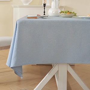 Laolitou Table Cloth Rectangle Linen Waterproof Textured