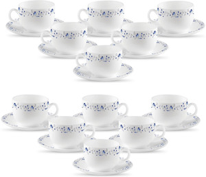 LAOPALA Pack of 24 Opalware Iris Blue