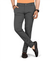 lapataclub Relaxed Men Grey Trousers