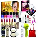 LAPERLA Exclusive Beauty Combo Makeup Set with Gold Facial Kit,Massager & Handbag