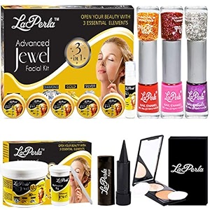 laperla gorgeous skin amp make-up palette combo set of 7 gc579-by adbeni