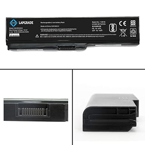 lapgrade compatible laptop battery for toshiba satellite m300 m500 m600 seriesblack