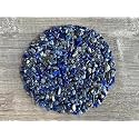 Lapis Lazuli Chips – Natural Mini Lapis Lazuli Stones, Crushed Undrilled Lapis Lazuli, Semi-Tumbled Genuine Lapis Lazuli (1/8 lb)
