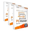 Laplink PCmover - Migrate Applications, Files, User Profiles & Settings from Old to New PCs - Data Transfer Software with Optional Super Speed USB 3.0 Cable - Business Standard, 1 License (Pack of 3)