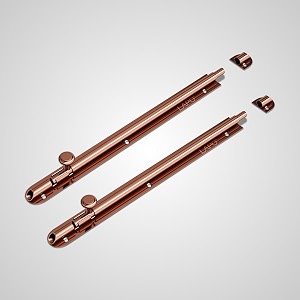lapo 2 pack heavy duty stainless steel tower bolt 12 inchtower bolt for main door and bathroomkundi latch for bedroom chitakni tower bolt for homeoffices doorswindow rose gold finishpack of 2
