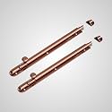 LAPO 2 Pack Heavy Duty Stainless Steel Tower Bolt 12 Inch,Tower Bolt for Main Door and Bathroom,Kundi Latch for bedroom, Chitakni, Tower Bolt for Home,Offices Doors,Window (Rose Gold Finish,Pack of 2)
