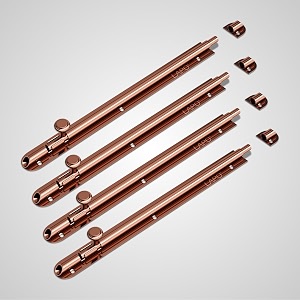 lapo 4 pack heavy duty stainless steel tower bolt 12 inchtower bolt for main door and bathroomkundi latch for bedroom chitakni tower bolt for homeoffices doorswindow rose gold finishpack of 4
