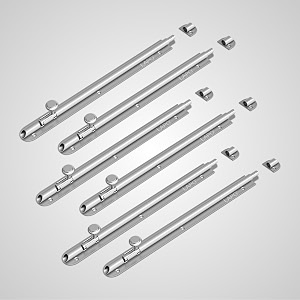 lapo 6 pack heavy duty stainless steel tower bolt 12 inch tower bolt for main door and bathroom kundi latch for bedroom chitakni tower bolt for homeoffices doorswindows matt finish pack of 6