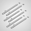 LAPO 6 Pack Heavy Duty Stainless Steel Tower Bolt 12 Inch, Tower Bolt for Main Door and Bathroom, Kundi Latch for Bedroom, Chitakni, Tower Bolt for Home,Offices Doors,Windows (Matt Finish, Pack of 6)