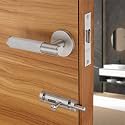 LAPO Brass Heavy Duty Door Lock for Bathroom Door Lock, Balcony - Store Room Door Locks, Mortise Keyless Handle with Baby Latch for Home,Office | Matt Finish | 3 Years Warranty Ro-2100