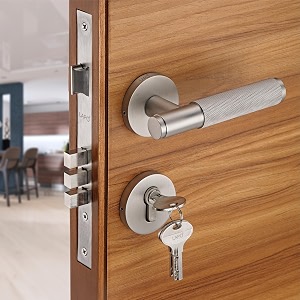 lapo brass mortise door lock for home main door amp bedroom with handle - left-right fit 30-50mm door home office hotel - heavy-duty 70mm cylinder - 50x85mm body 