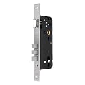 LAPO Heavy Duty Brass Lock Body Set for Wooden Door, Mortise Lock Body, Lock Body 50 mm x 85 mm Three Bullet (Matt Finish)-Pack of 1 pcs