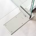 LAPO Concealed Floor Spring Door Closer | Heavy Duty Hydraulic Floor Hinge for Glass &amp; Wooden Doors | Smooth Automatic Closing | Durable Metal Body | Floor Mounted Door Control | Matt Finish
