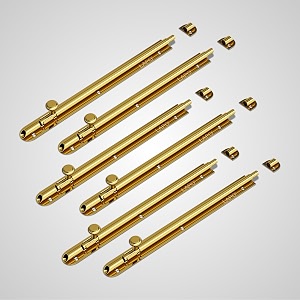 lapo heavy duty stainless steel tower bolt 12 inch tower bolt for main door and bathroom kundi door latch for bedroom chitakni tower bolt for homeoffices doorswindows gold finish pack of 6