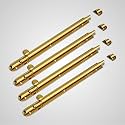 LAPO Heavy Duty Stainless Steel Tower Bolt 12 Inch, Tower Bolt for Main Door and Bathroom, Kundi Door Latch for Bedroom, Chitakni, Tower Bolt for Home,Offices Doors,Windows (Gold Finish, Pack of 4)