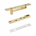 LAPO Heavy Duty Wooden and Aluminium Door Fitting Accessories,Glass to Glass, Glass to Wall Fitting Accessories (Silver Finish) Pack of 1