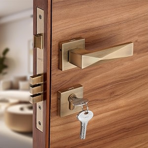 lapo mortise door lock for home main door amp bedroom with handle left-right fit 30-50mm door home office hotel heavy-duty 70mm cylinder 50x85mm body 3 brass keys  antique finish  ro-131
