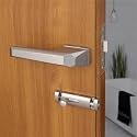 LAPO Door Lock for Bathroom &amp; Balcony| 45x45 Lock Body | Brass Latch | Works on Left &amp; Right Opening Doors | Designed for 30–50mm Doors | Keyless Mechanism | Matt Finish | 3 Years Warranty | Ro-125