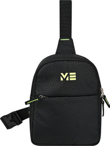 Lappee Black Men Sling Bag Tourister chest