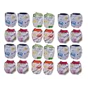 Baby Cotton Mittens Set for Newborn Babies | Baby Hand Gloves 0-6 Months (Multicolors) (White-Pack of 12)