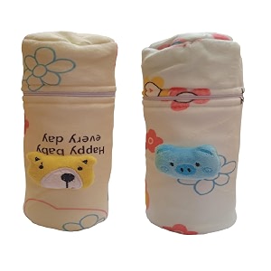 bottle cover for philips avent widebroad neck - soft plush stretchable baby bottle tote bag with strap